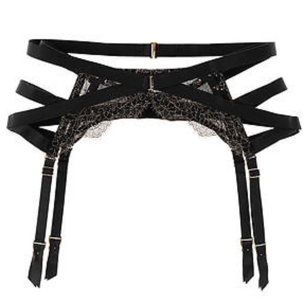 Victoria's Secret Very Sexy Black/Gold gar…